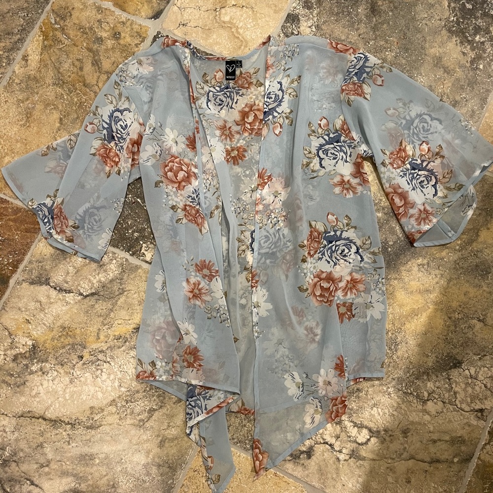 Windsor floral shirt/coverup